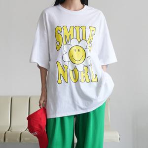 [하늘바라기]스마일 케어 박스핏 반팔티