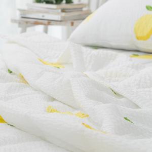 [샤이닝홈]더블리 달콤레몬 시어서커 간절기 여름이불 SS