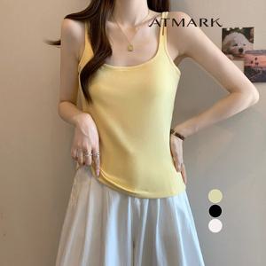 ATMARK 캡내장심플리민소매티셔츠_AA53TS078G