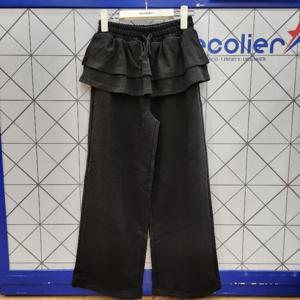 에꼴리에 틴톡 TC01 2단 프릴 와이드 치마 바지 25Q754