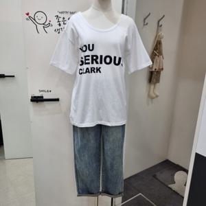 [반에이크]반에이크김천모다 시니크랙반팔티셔츠VB48TSQ303ZIV_K