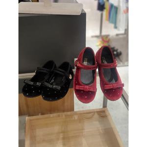 베네통키즈6 벨벳리본플랫 2컬러 QCSH01541 25F