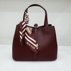 [몽크로스]여 스카프 매듭 토트백 와인  WT5851_SH