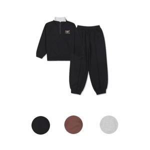 탑텐키즈 MKF4IP1201 남아 더블니트 스웨트셔츠 조거 팬츠 셋업