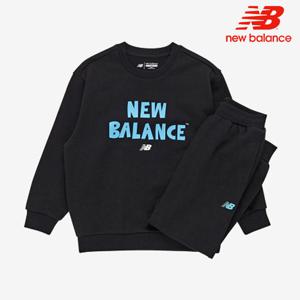 [뉴발란스]뉴발란스 키즈 2PCS 로고 포인트 스웻셋업 NK9YFB101U