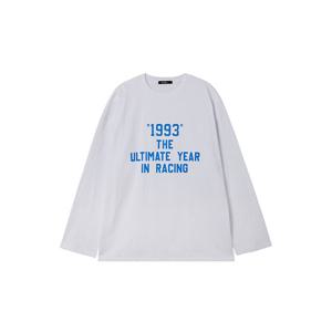 [랩]레이싱 프린트 롱 오버핏 티셔츠(AQ1CT246)