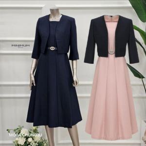 [미니멈]MD 실크 자켓  플레어원피스 셋트  MD MYAAWO2390 Z_CJ