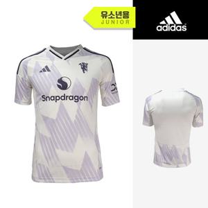 아디다스 주니어 맨유 25/26 어웨이 저지(JP3030)반팔
