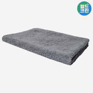 월드크린 코코 다용도 세차 타월 60x160 그레이 자동차 버핑 드라잉 극세사