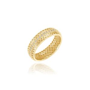 미니골드 14k 루체 메쉬 반지 MRM14278