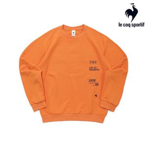 [르꼬끄] 유니 헤리티지 루즈 맨투맨 QQ323LFS94_ORG