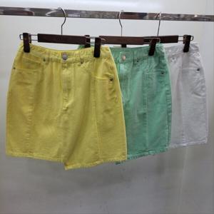 [반에이크]절개 미니 면 스커트 (VB35DKM201Z)_GJA