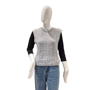 [파파야]백 단추 니트 조끼(PNPRKT005A)