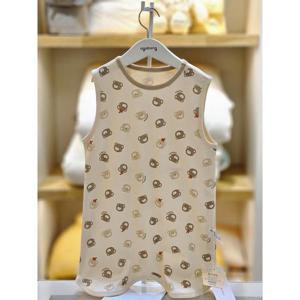 아가방 세이브존02 베이지 곰 수면조끼 02s757502