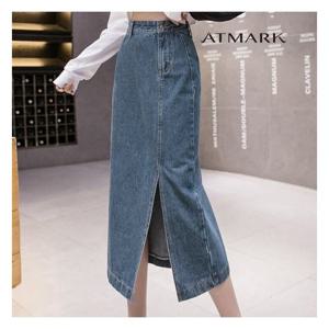 [앳마크]ATMARK (77까지)언발트임롱데님스커트_AA36SK037G