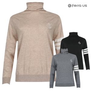 [페라어스]페라어스 여성 소매배색 골프 니트 폴라셔츠 ATS4JN50