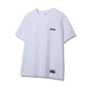 [지프]JP2TSU092 남녀공용 2024 화이트 지프 베이직 ICONIC 반팔