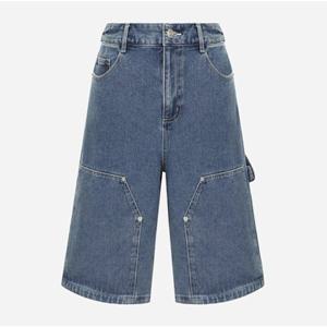 [써스데이아일랜드](T256MJE133W)유틸리티 디테일의 버뮤다 팬츠