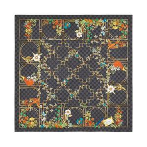 구찌 프린티드 실크 트윌 까레 블랙 777066-3G001-1000