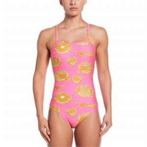 여성수영복 토스드 와플 레이서백 로우 레그컷 NESSF017-678