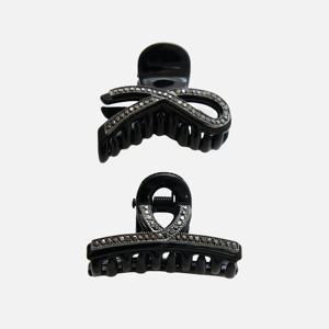 바이데이지 블랙다이아 미니 리본 집게핀 Bh0928