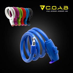 코아브 와이어 자물쇠 블루 N-6206 자물쇠 와이어자물쇠 키자물쇠 자물쇠열쇠 디자인자물쇠 사물함자물쇠