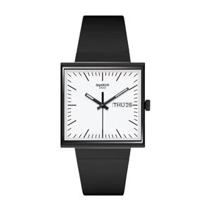스와치 SO34B700 BIOCERAMIC WHAT IF BLACK 공용 우레탄시계