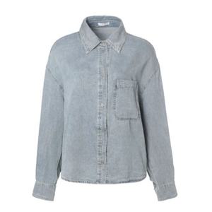 [시슬리]루즈핏 데님 셔츠(SAWS74541)