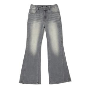 [인터크루]우먼스 절개 장식 그레이 부츠컷 데님 D그레이 ITZ3EL