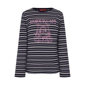 [크로커다일레이디]MARIO크로커다일레이디 선염 스트라이프 라운드 티셔츠 CLDFTS203