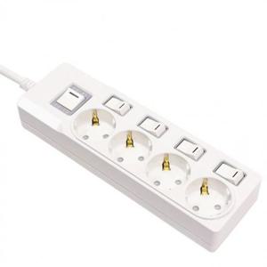 개별 스위치 4구 1.5M 멀티탭 콘센트