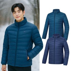 비티알 남성 겨울 웰론 기본 보온 골프 경량 패딩자켓 BSC065TJ9M