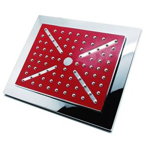 국산 해바라기샤워기 사각 대헤드 레드 K039