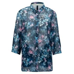 [벨리시앙]플라워 시폰 셔츠자켓 JK4216-