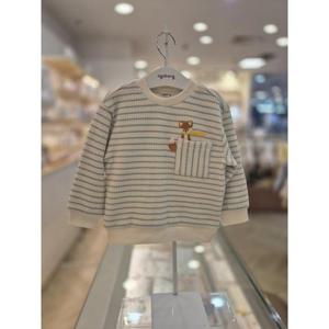 아가방 세이브존03 아가방 모모 스트라이프 맨투맨 티셔츠 01R731003 AT01R731003A