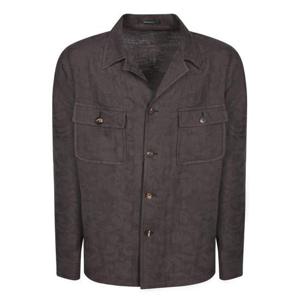 딸리아토레 긴팔 셔츠 BARROW F50033 M1016 Brown