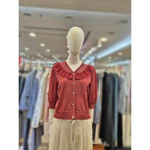 부루앤쥬디 세이브존03 부루앤쥬디 프릴 진주 단추 니트 AGBBRRIPO007CA