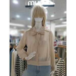 무자크 세이브존09 타이 심플 블라우스 MN7WBL09
