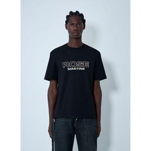 마틴로즈 로고 모티프 크루넥 릴렉스 반팔 티셔츠 603JE01001CW