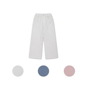 탑텐키즈 MKF1DP2211 여아 에코 와이드 데님 팬츠