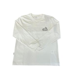 [스노우피크] 에어로히트 레터링 긴팔 티셔츠 Off White S25FUF-TL24 OW