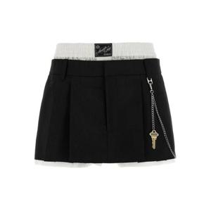 알렉산더 왕 숏 스커트 1WC3254915965 Black