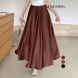 ATMARK (77까지)고져스새틴플레어롱스커트_AA56SK009G