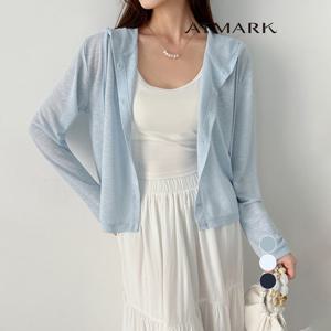 ATMARK (77까지)씬후디드버튼숏가디건_AA56CD015G