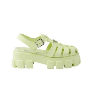 프라다 러버 모노리스 샌들 피스타치오 그린 1X853M-3LKK-F0362