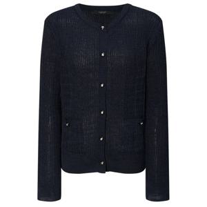 질스튜어트뉴욕   25FW 네이비 글리터장식 코튼혼방 가디건 JSSW5D150N2