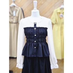 클리지 세이브존06 레이스 셔링 블라우스 CP6WBLJ05