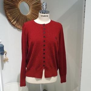 르피타 HC06 버튼 자수 가디건(레드) L253BKT954