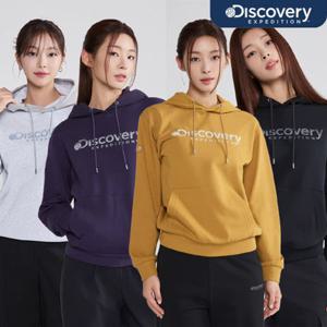 디스커버리 25FW 가을 신상 남성/여성/공용 빅로고 로고 그래픽 후드티셔츠 티셔츠/소로나웜/체온유지/오버핏 DXHD21054