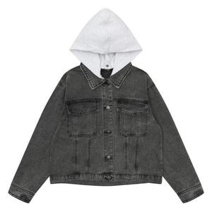 에꼴리에 세이브존03 스톤 그레이 데님 자켓 24C3551-GY